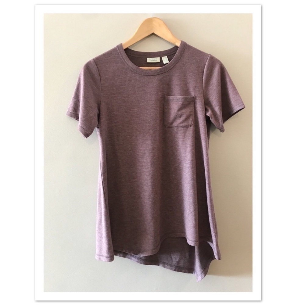 LOGO Lounge Lori Goldstein Asymmetrical Shirt XXS